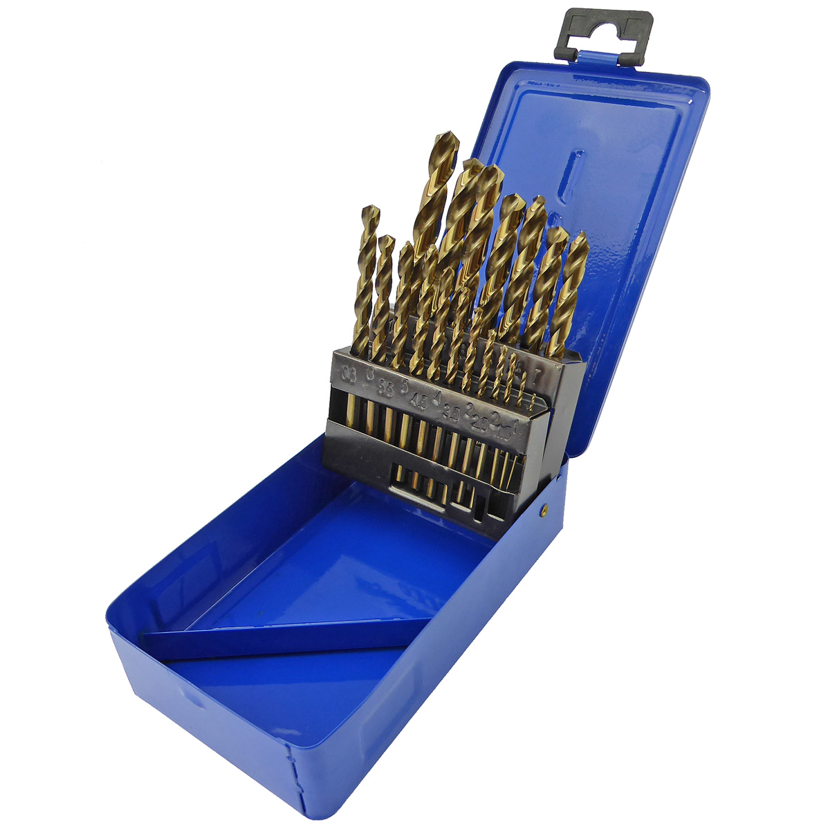 19 Piece Cobalt HSS Drill Set